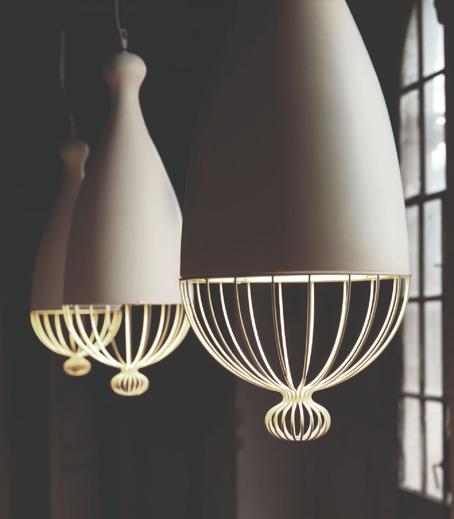 Karman Le Trulle Pendant featured within a interior space