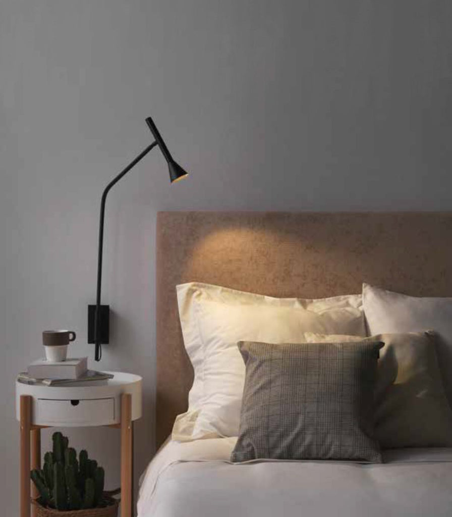 Aromas Lyb Wall Light featured above bedside table