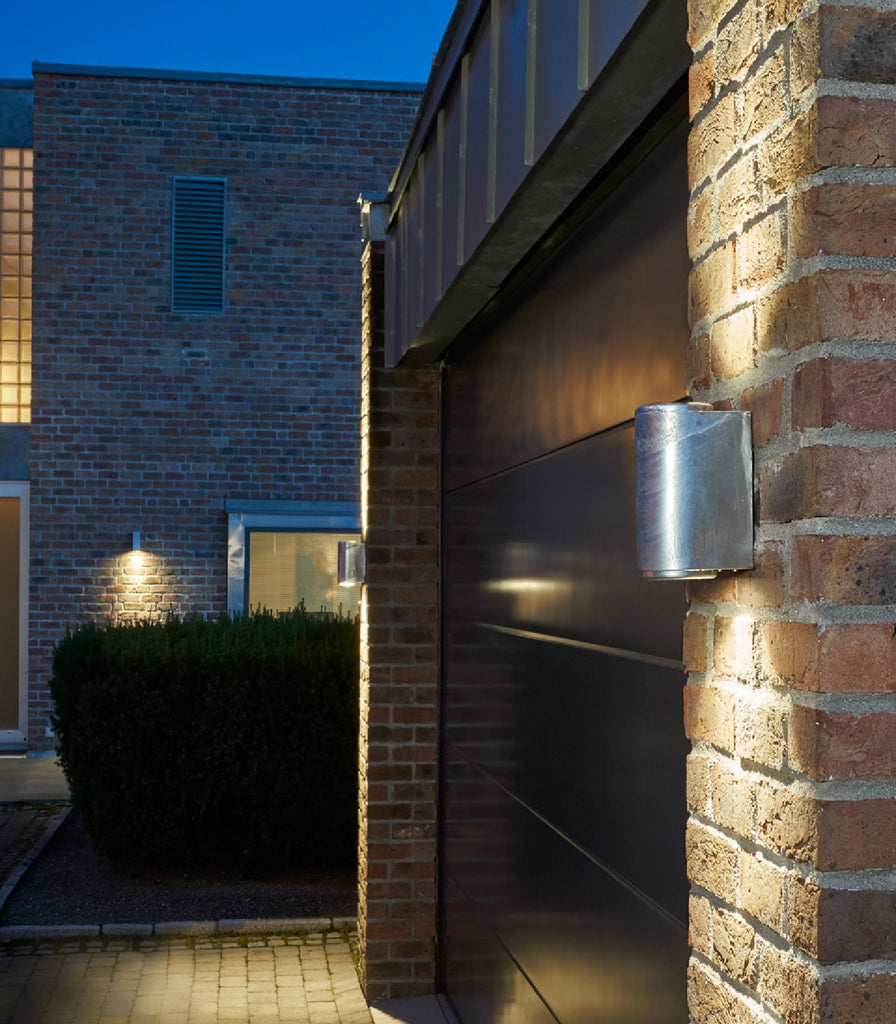 Norlys Mandal Wall Light featured within a outdoor space