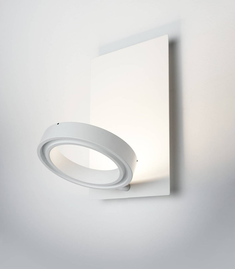 Meta Rectangular Wall Light by Zava in White