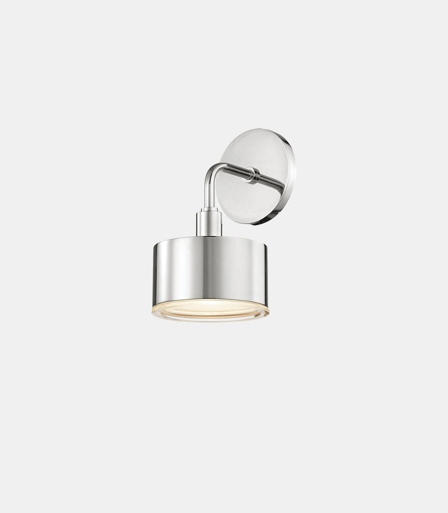 Hudson Valey Nora Wall Light in Polished Nickel