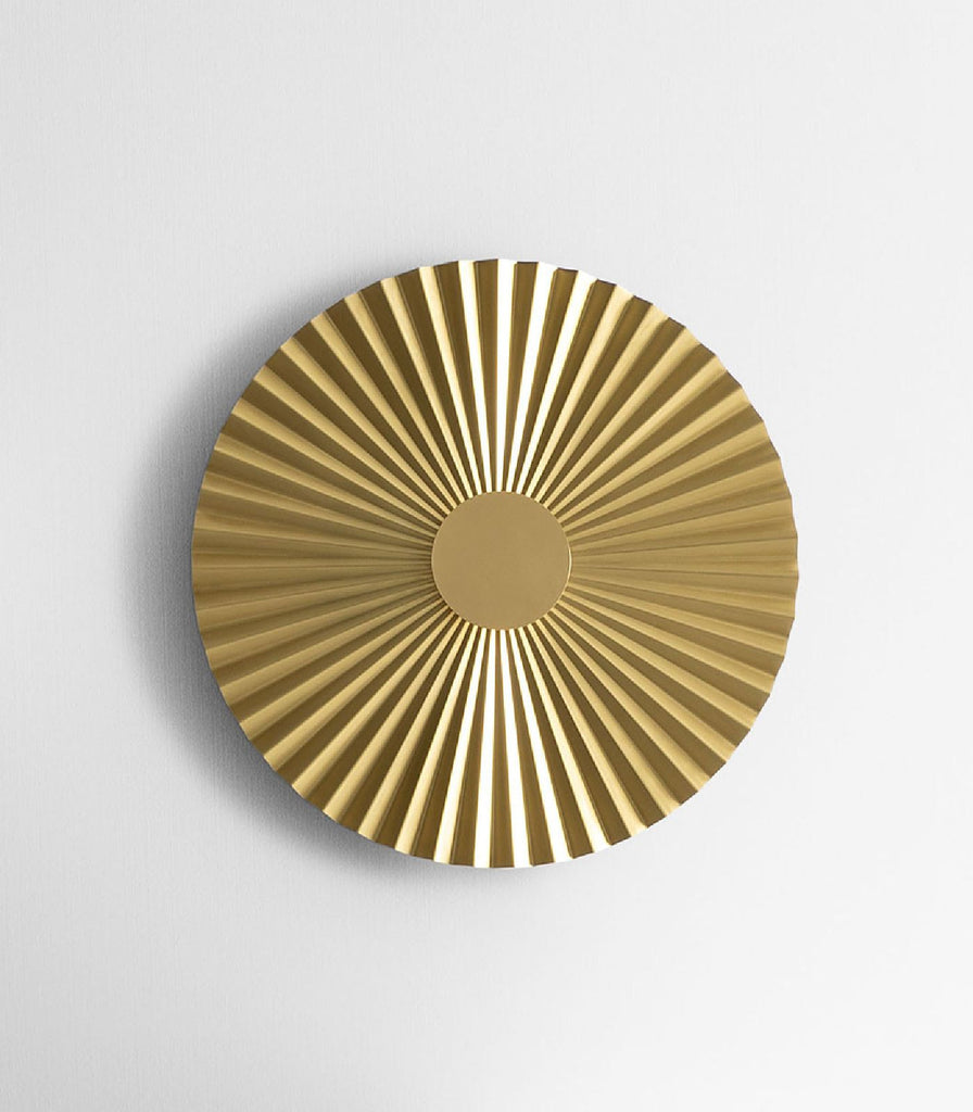 Il Fanale Plie Wall Light in Small/Natural Brass