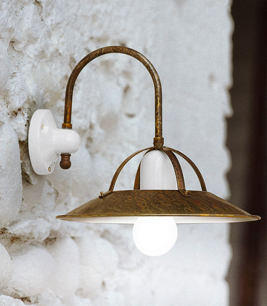 Aldo Bernardi Postiglione Wall Light featured within interior space