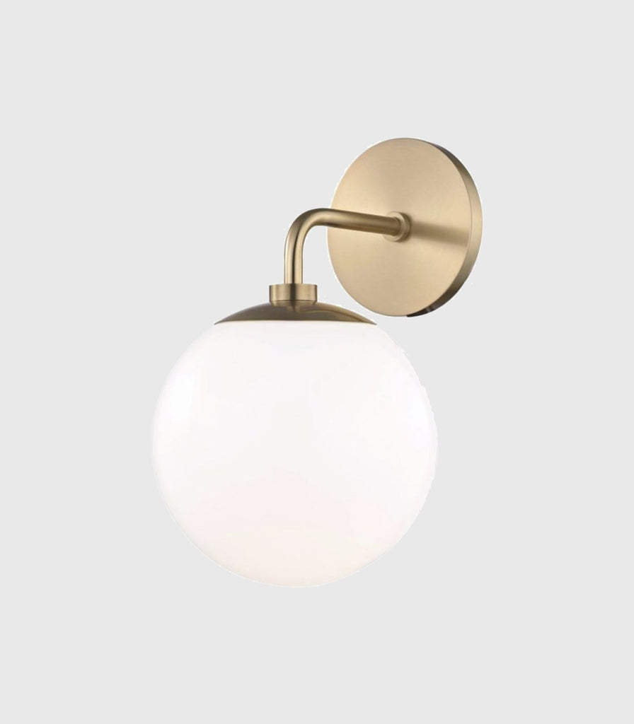 Hudson Valley Stella Wall Light in Aged Brass