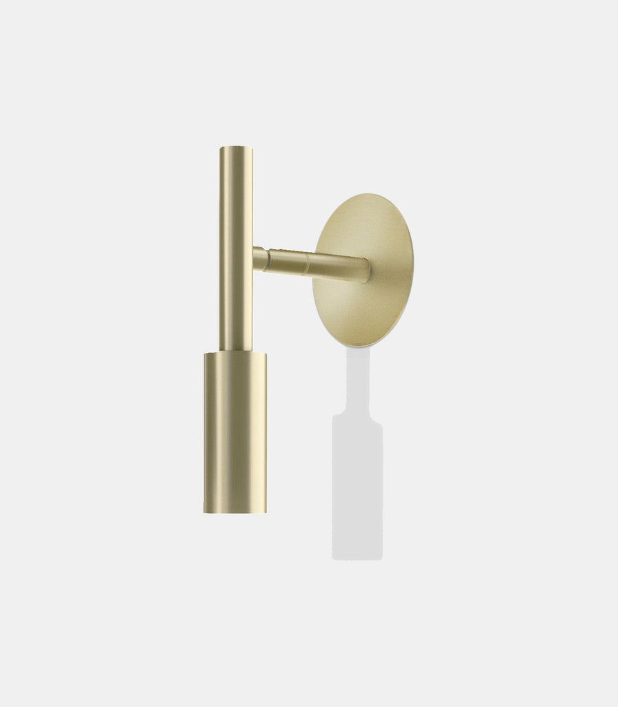 Panzeri Tubino Recessed Wall Light in Champagne
