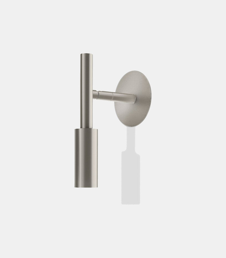 Panzeri Tubino Recessed Wall Light in Titanium