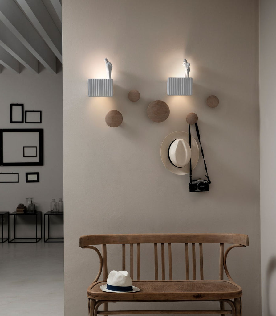 Karman Umarell Wall Light featured within a interior space