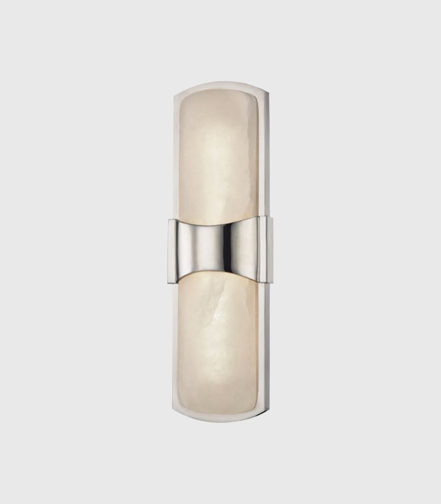Hudson Valley Valencia Wall Light in Small/Polished Nickel