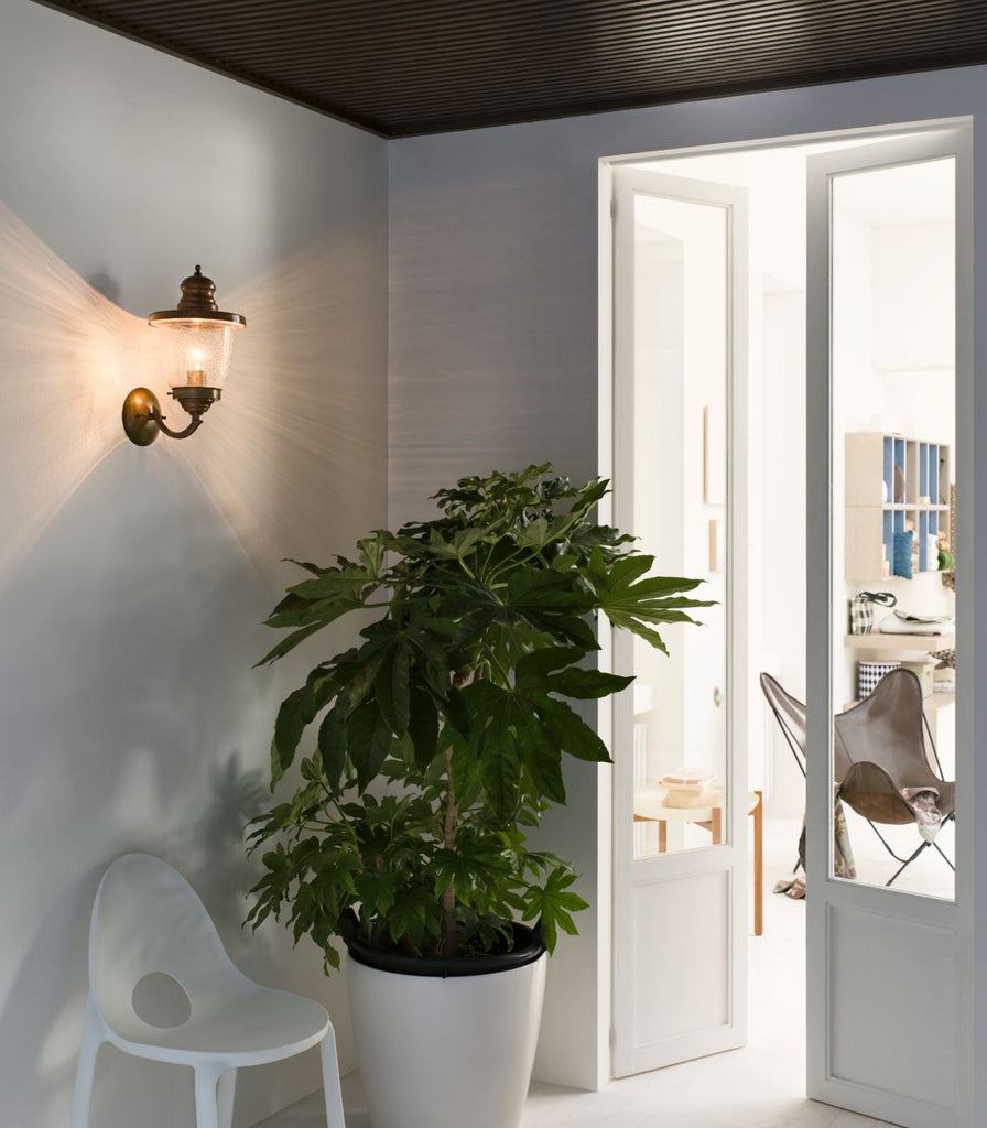 Il Fanale Venezia Up Wall Light featured within a outdoor space