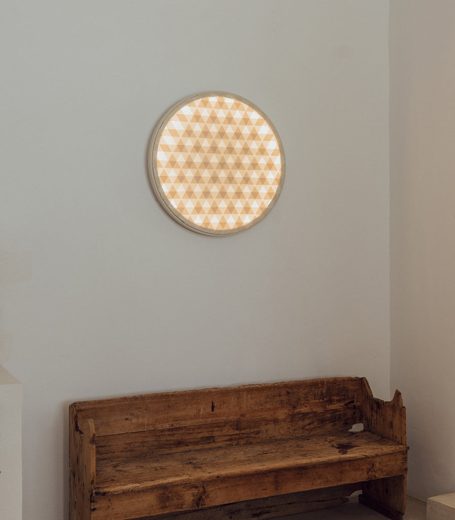 Milan Loom Wall Light featured within interior space