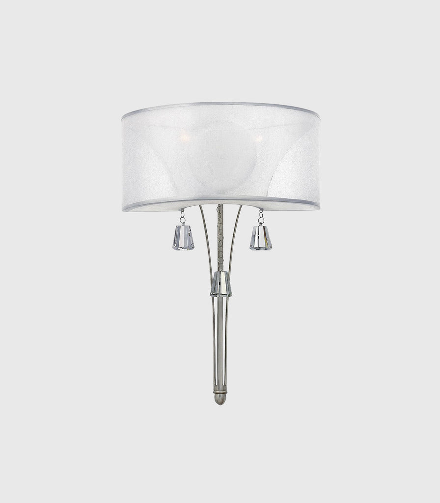 Elstead Mime Wall Light in Brushed Nickel/Translucent shade