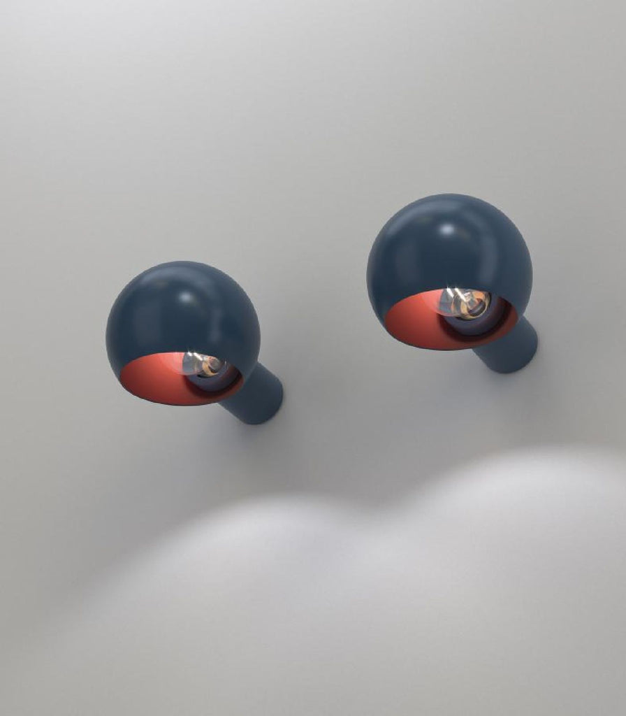 Oty Nelly Wall Light in Blue/Copper