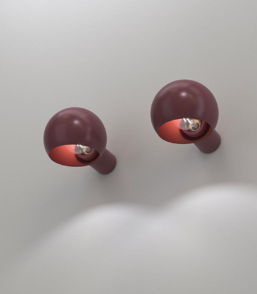 Oty Nelly Wall Light in Red/Copper