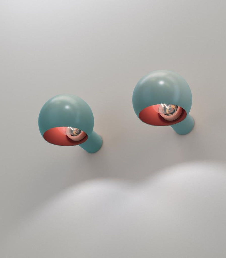 Oty Nelly Wall Light in Green/Copper