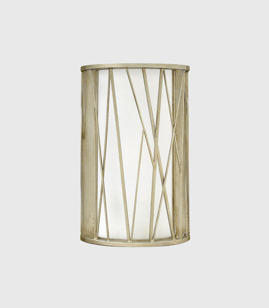 Elstead Nest Wall Light in Silver Leaf/Opal glass