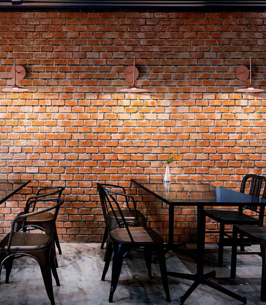 Linea Light Poe Wall Light featured within interior space