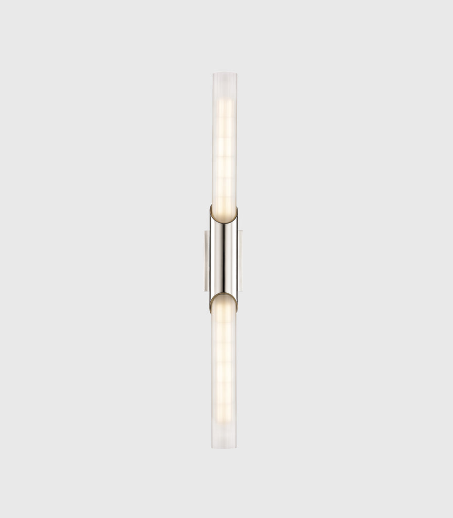Hudson Valley Pylon Wall Light in Polished Nickel