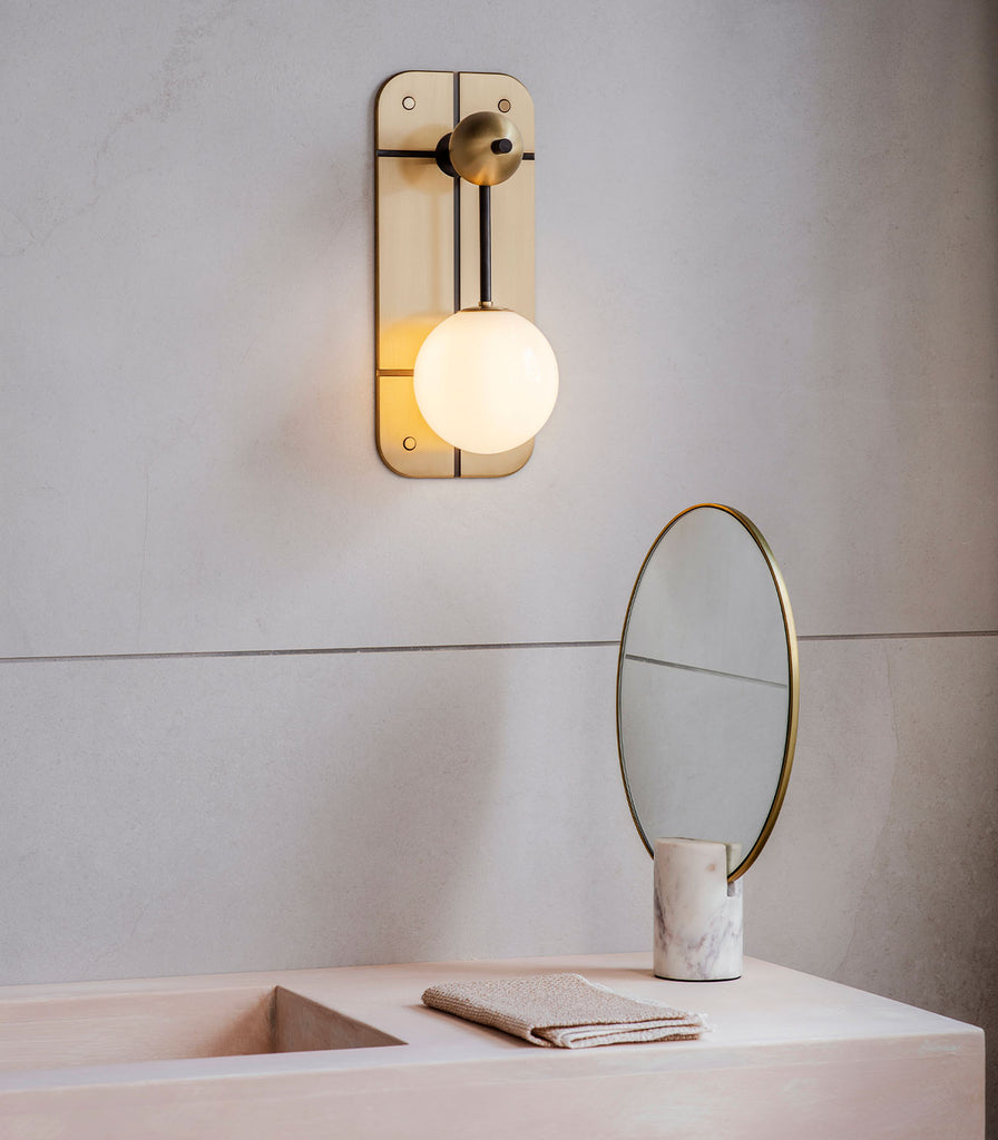 Bert Frank Rift Wall Light featured within a interior space