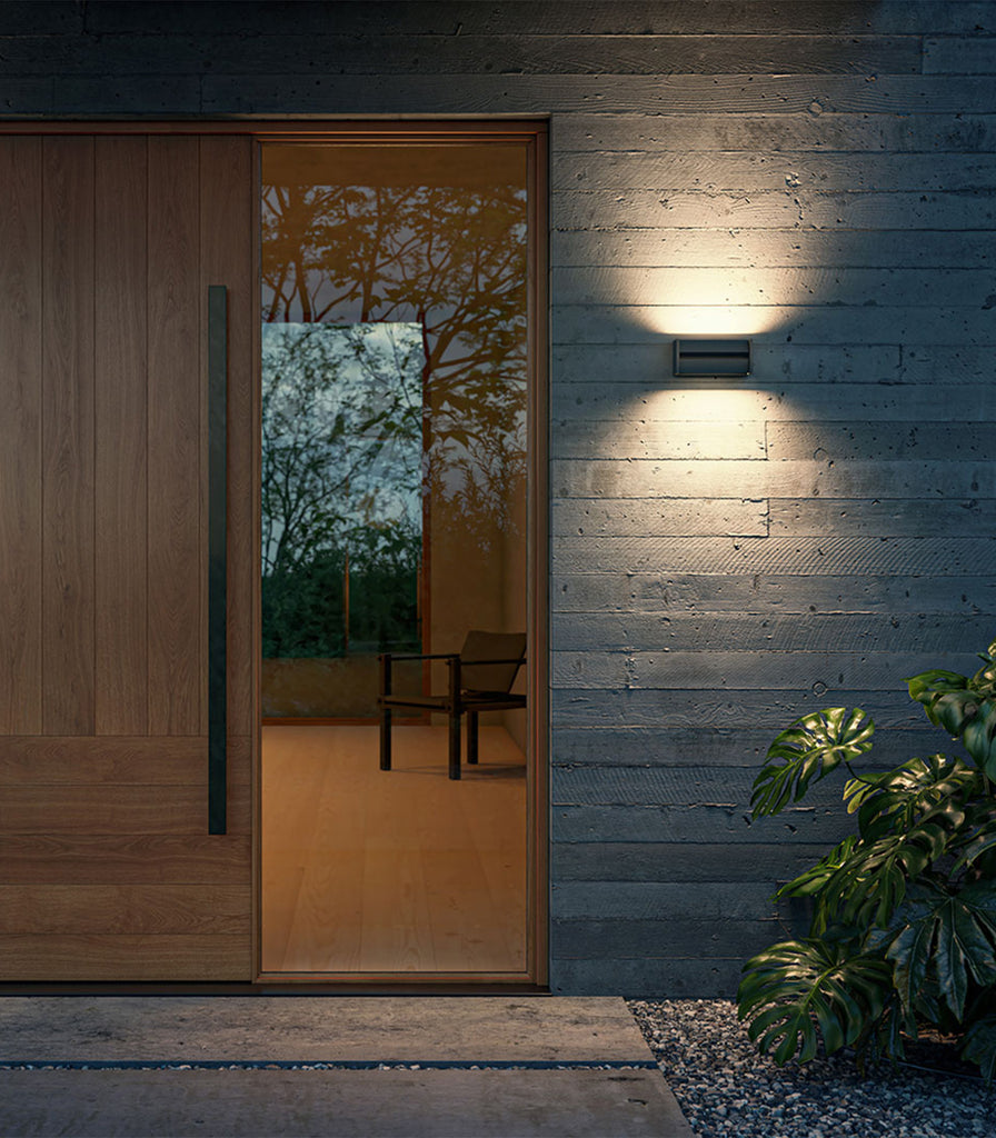 IP44.DE Slats Wall Light featured within outdoor space