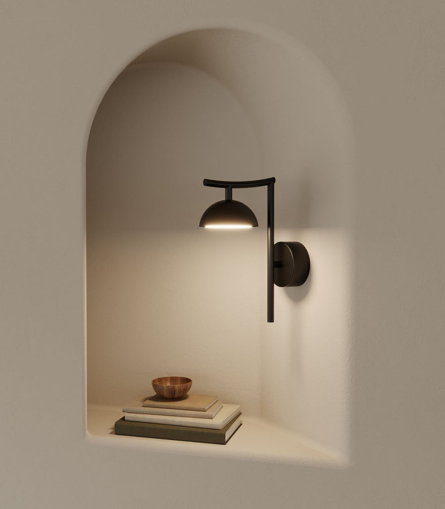 Aromas Tana Wall Light featured within interior space