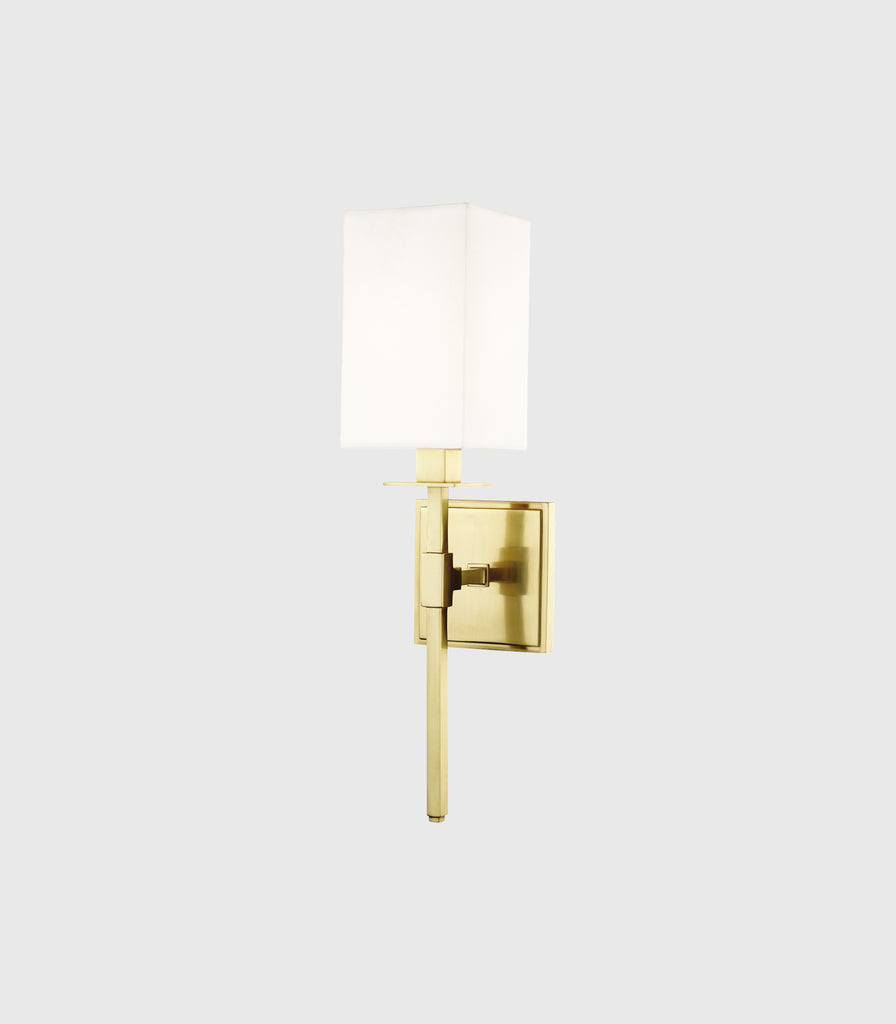 Hudson Valley Taunton Wall Light in Aged Brass