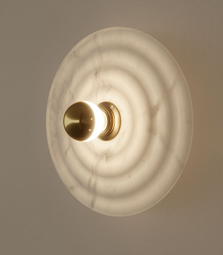 Aromas Wave Wall Light featured within interior space