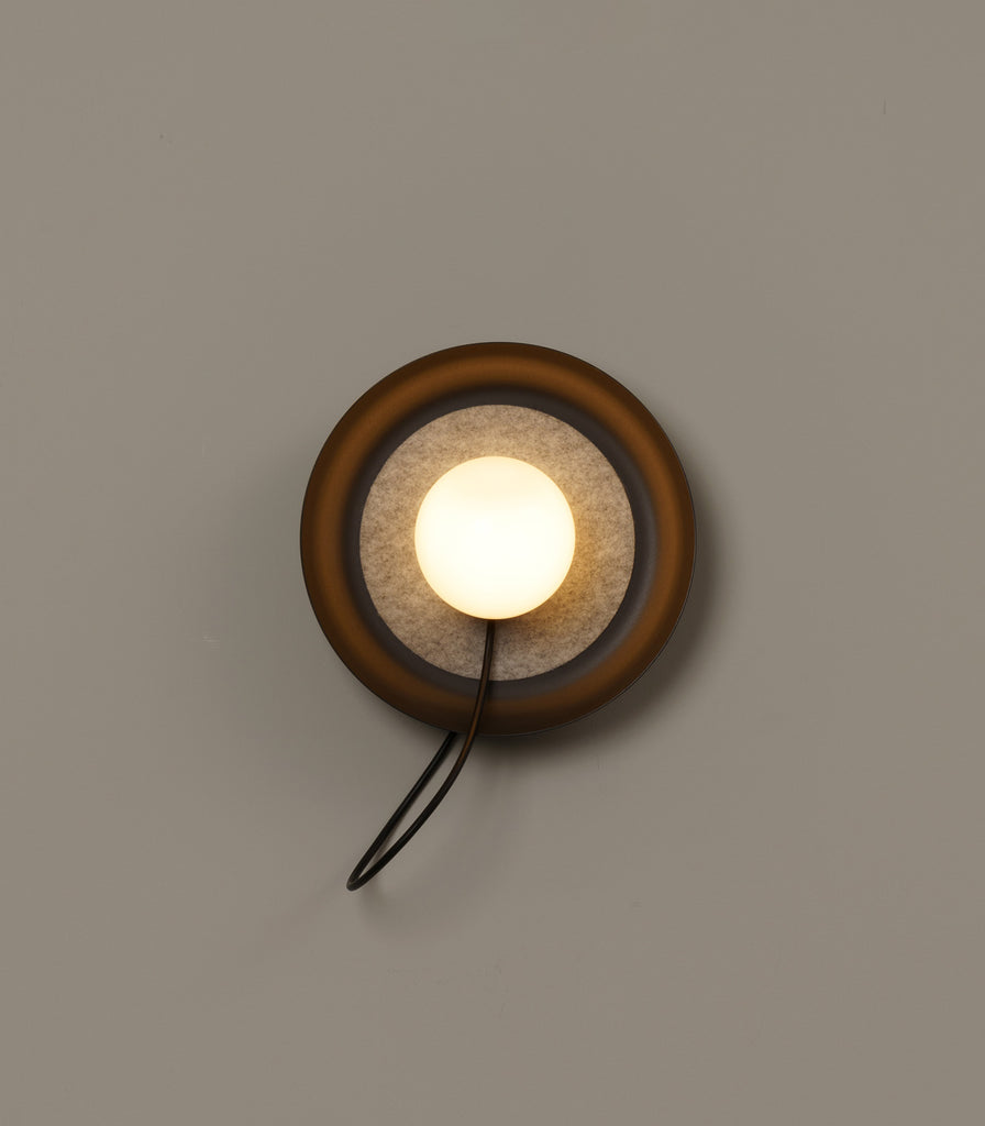 Milan Wire 24 Wall Light in Anthracite