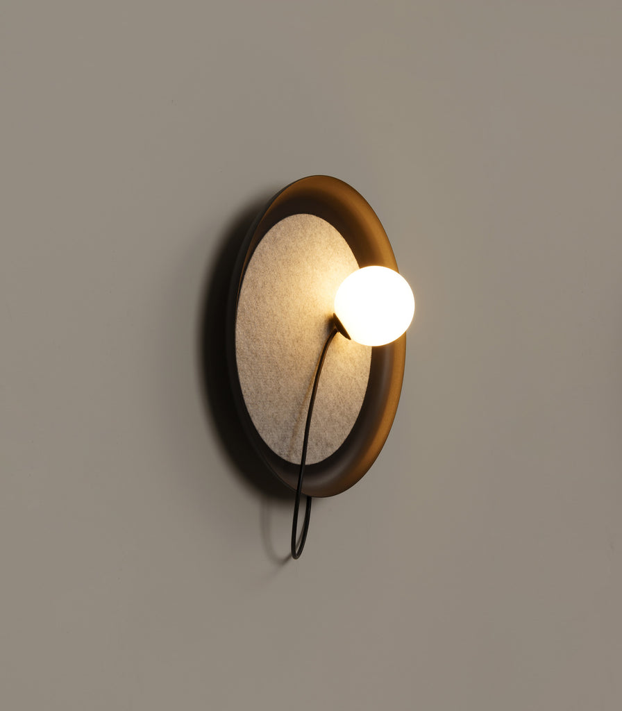 Milan Wire 38 Wall Light featured within interior space